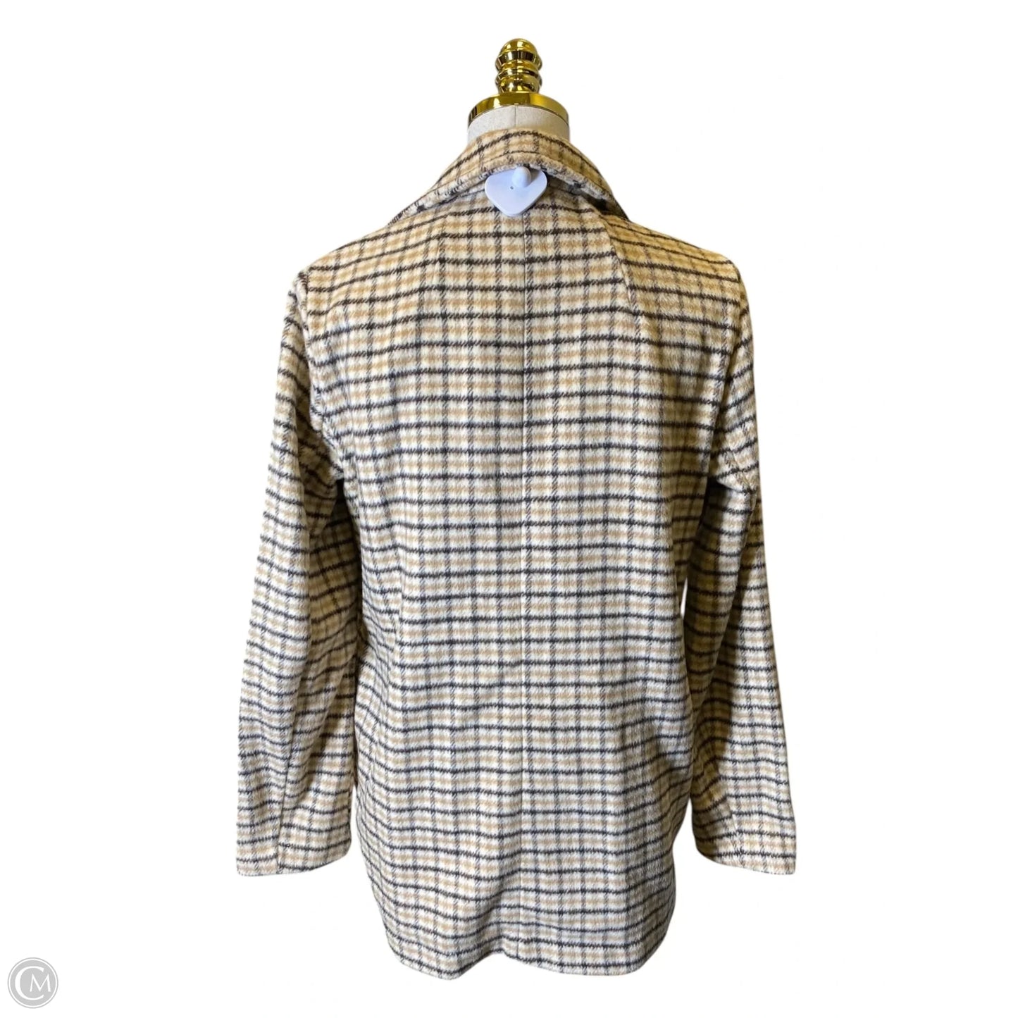 Coat Other By Joie In Plaid Pattern, Size: Xs
