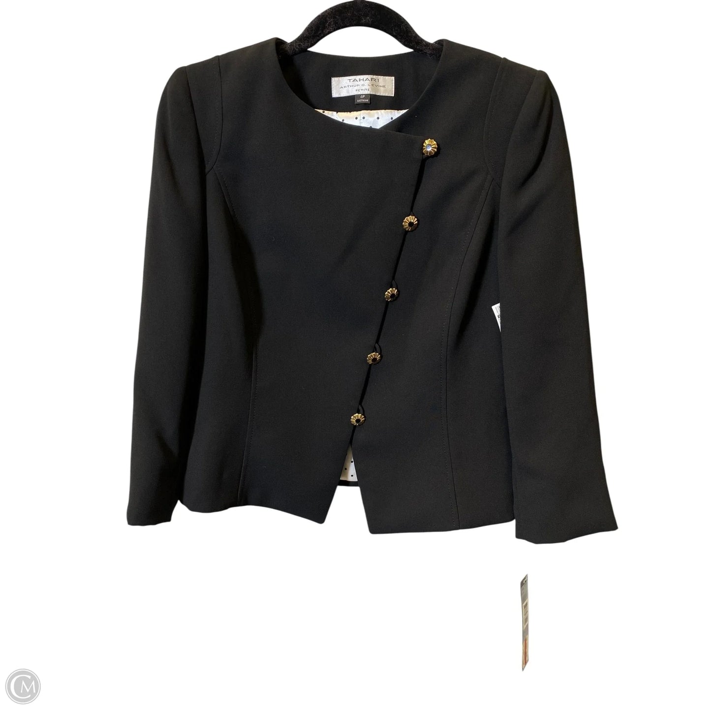 Blazer By Tahari In Black, Size: 4
