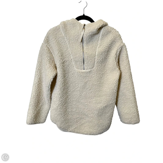 Jacket Faux Fur & Sherpa By H&m In Cream, Size: Xs