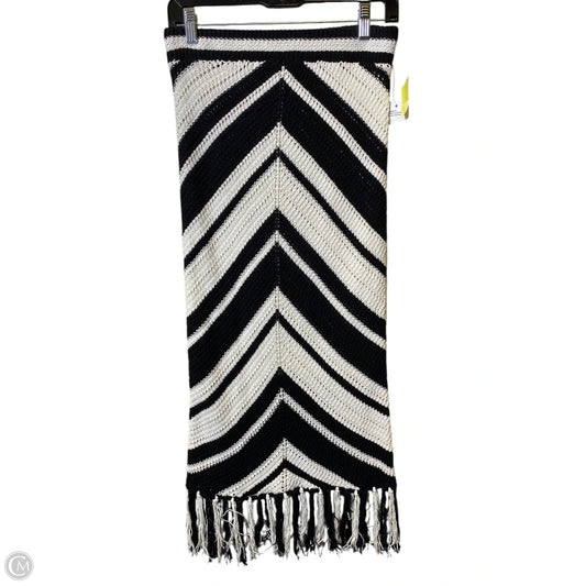 Skirt Maxi By Nine West In Black & White, Size: S