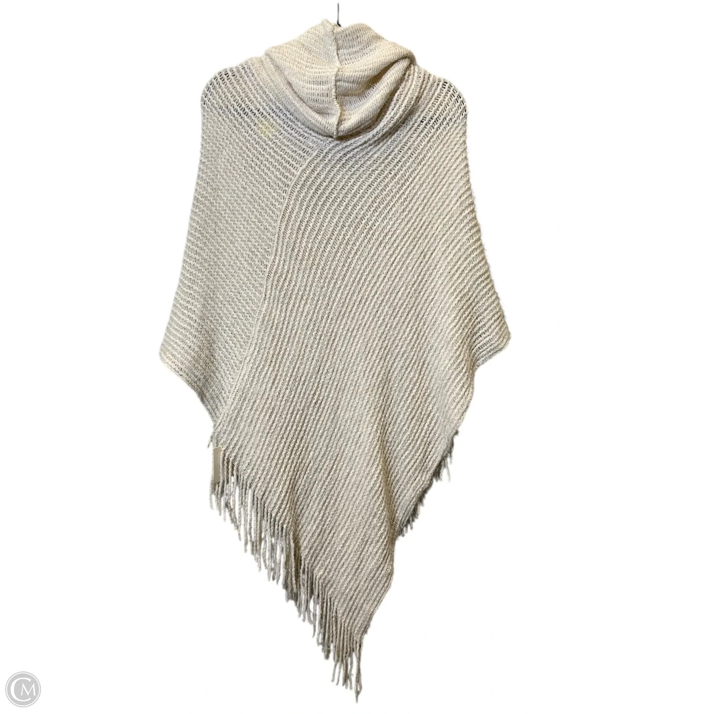 Shawl By Clothes Mentor In Cream, Size: Osfm
