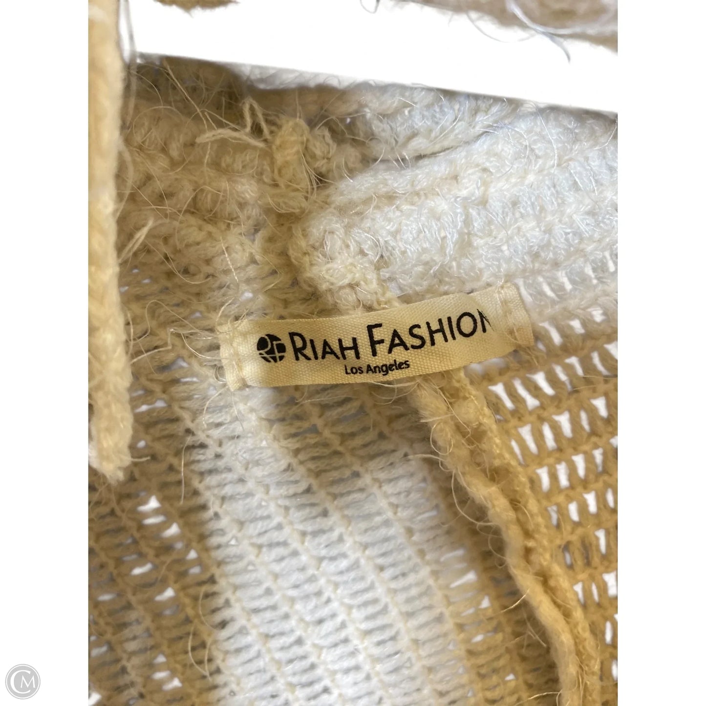 Shawl By Clothes Mentor In Cream, Size: Osfm