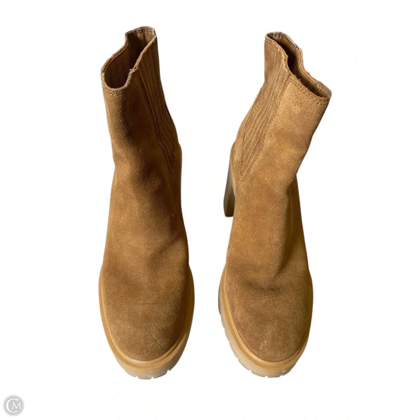 Boots Ankle Heels By Dolce Vita In Brown, Size: 10