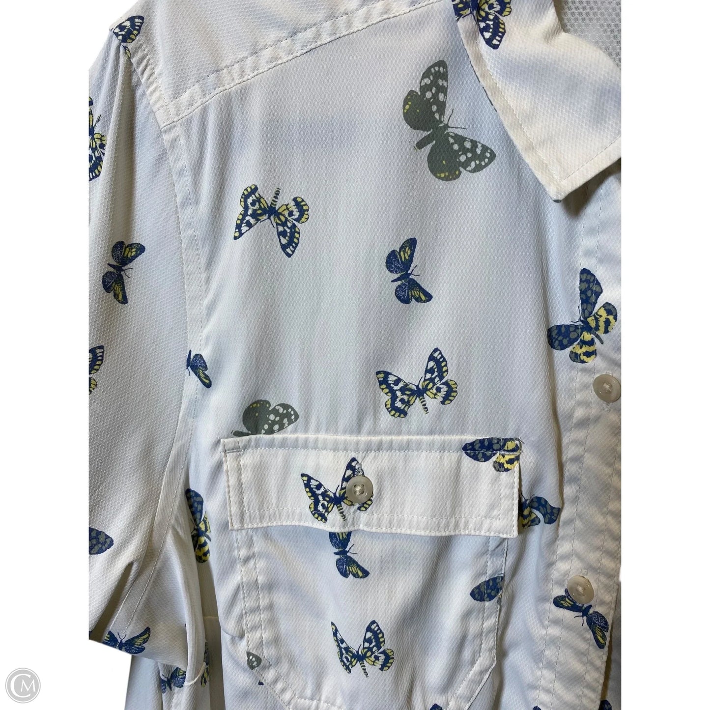 Top Long Sleeve By Eddie Bauer In Multi-colored, Size: Xl