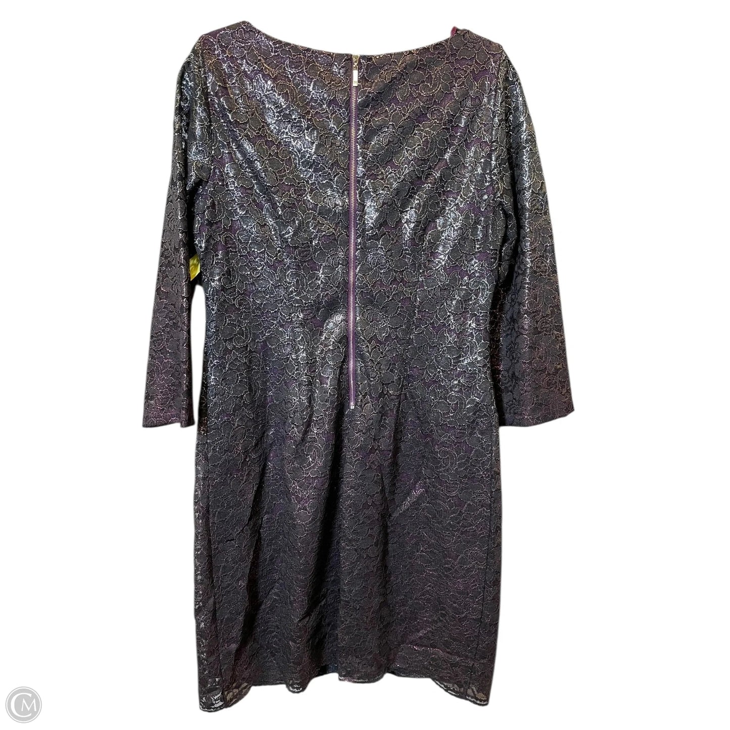 Dress Casual Midi By Jessica Howard In Purple, Size: L