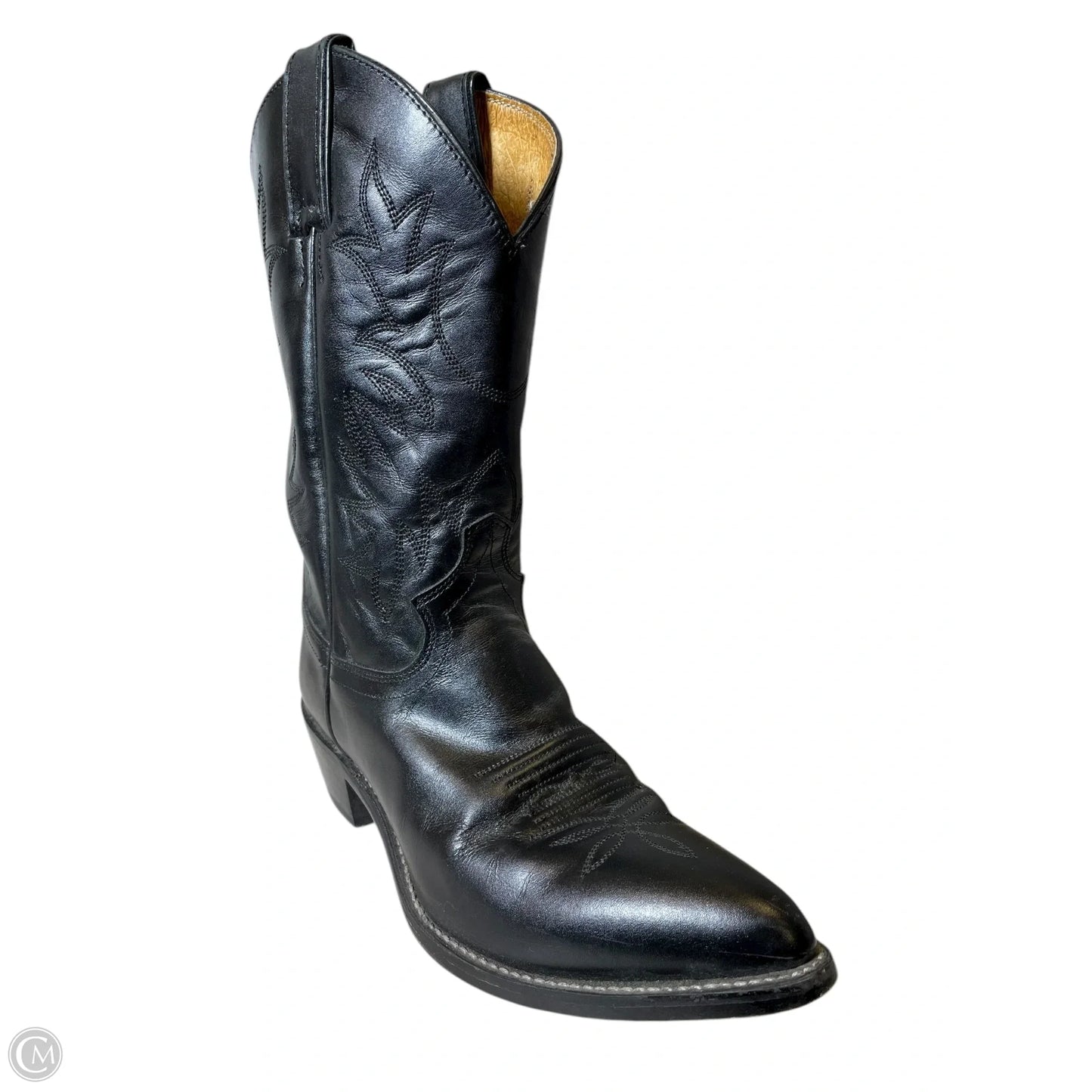 Boots Western By Justin In Black, Size: 8