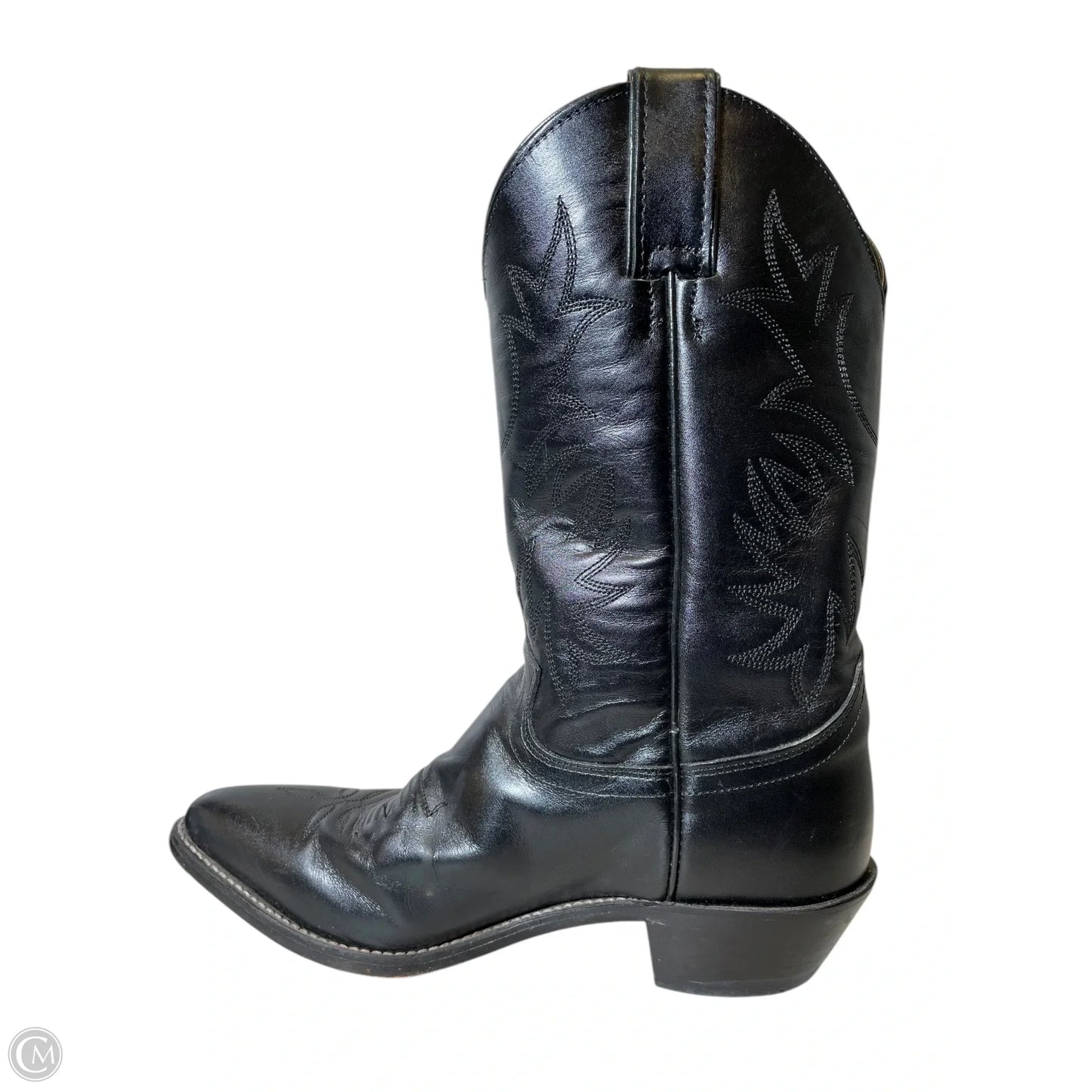 Boots Western By Justin In Black, Size: 8