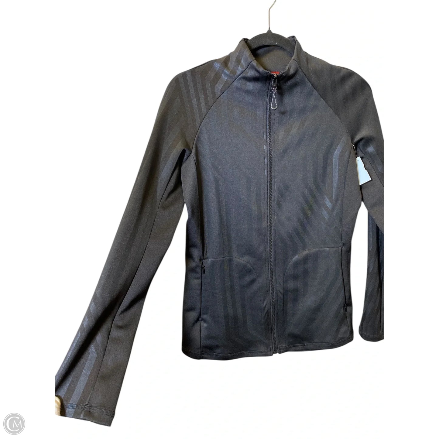 Athletic Jacket By Tommy Hilfiger In Black, Size: M