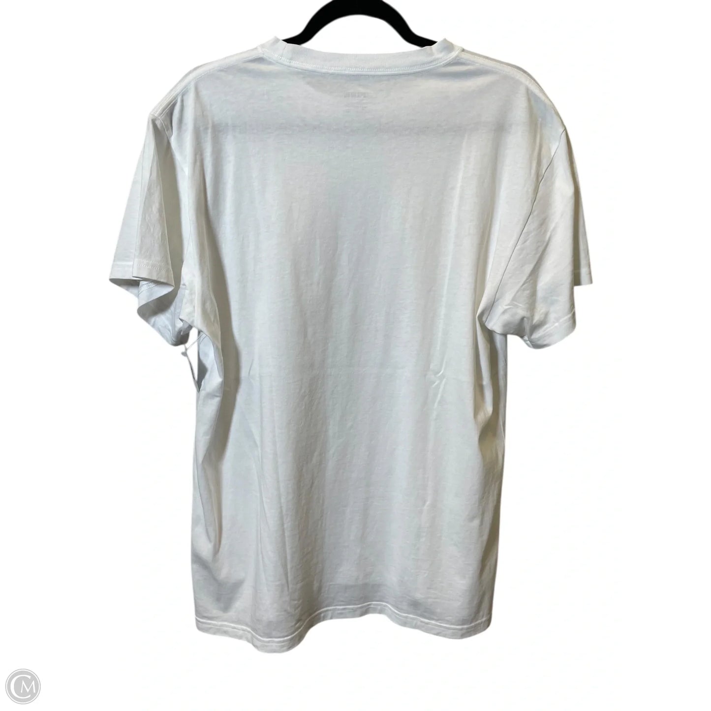 Top Short Sleeve By Pink In White, Size: S