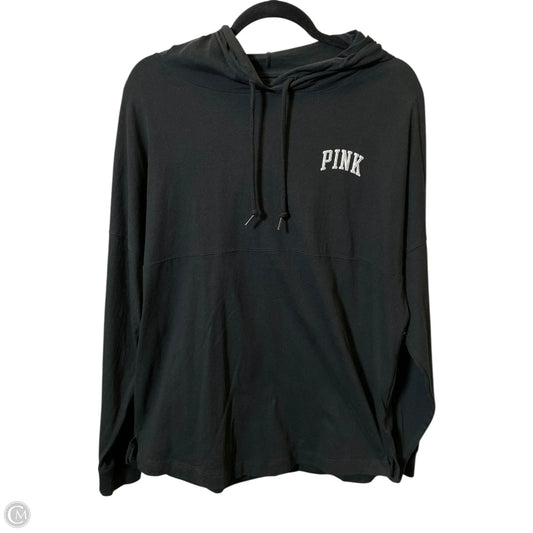 Top Long Sleeve By Pink In Black, Size: S