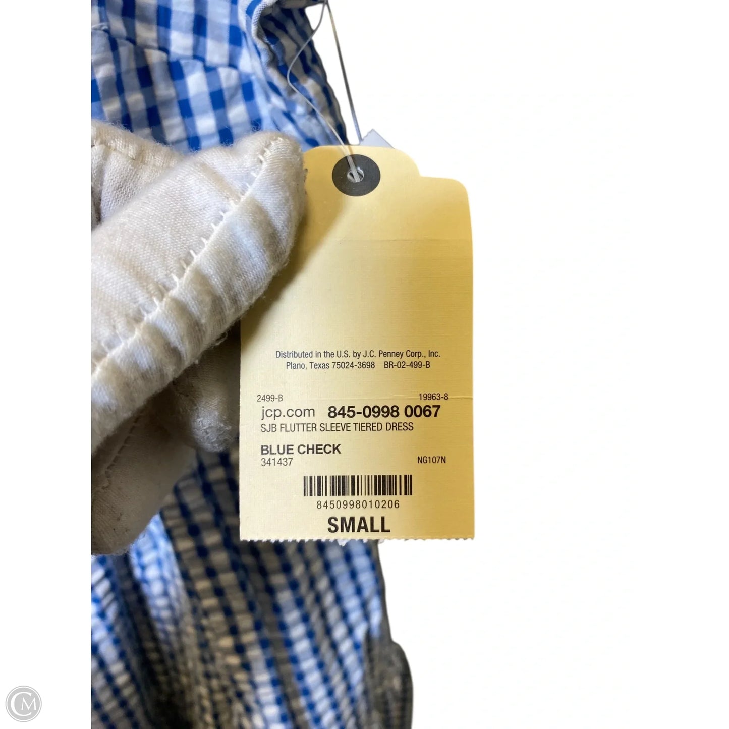 Dress Casual Maxi By St Johns Bay In Blue & White, Size: S