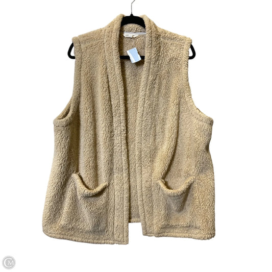 Vest Faux Fur & Sherpa By Lucky Brand In Beige, Size: Xl