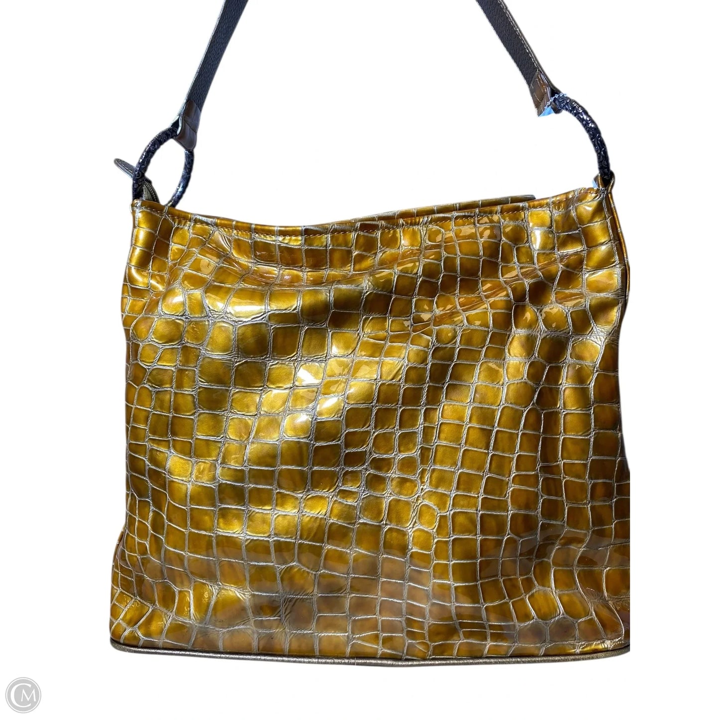 Handbag Leather By Brighton, Size: Large