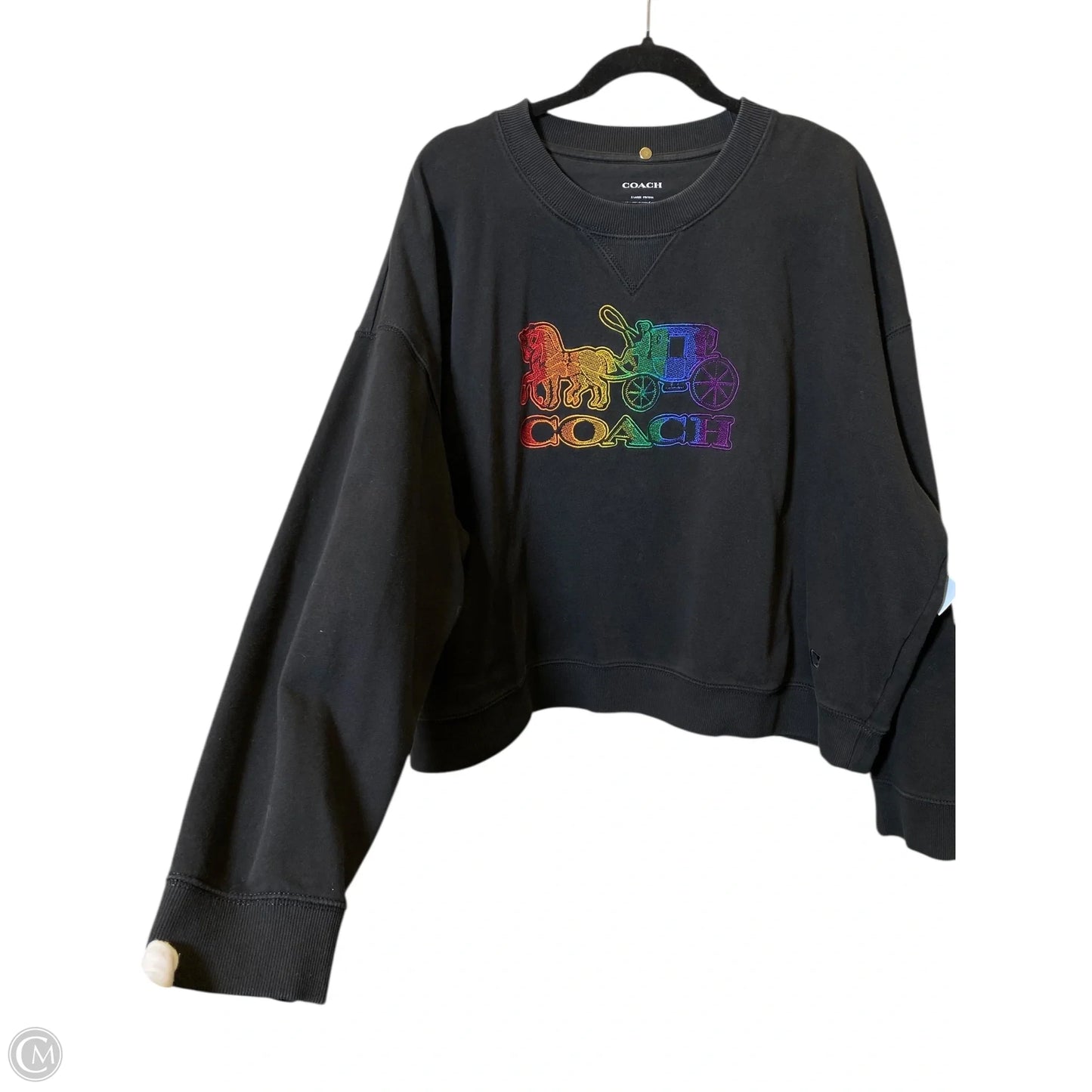 Sweatshirt Designer By Coach In Multi-colored, Size: Xl