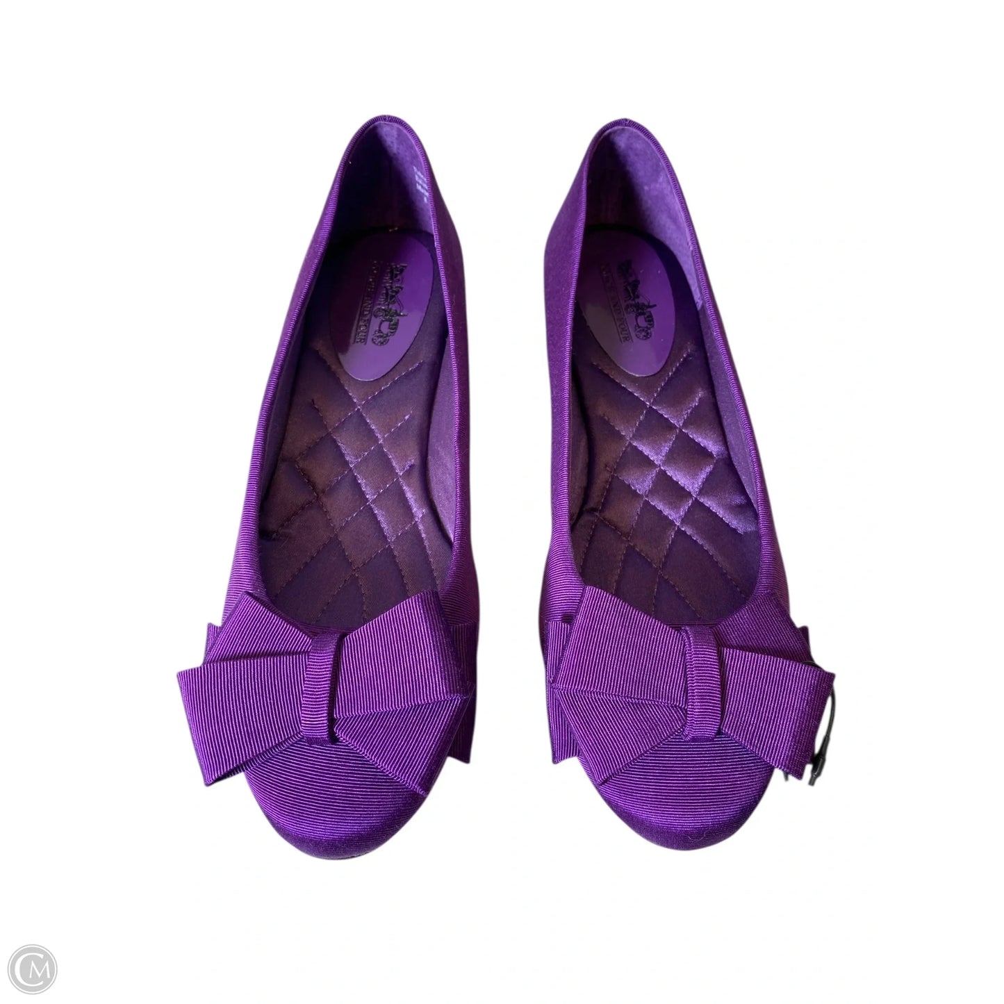 Shoes Flats By Coach And Four In Purple, Size: 8