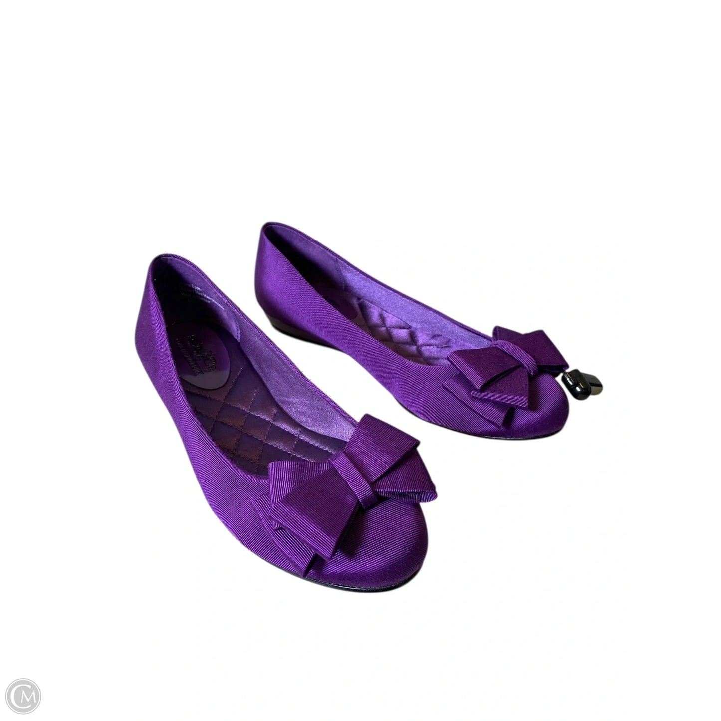 Shoes Flats By Coach And Four In Purple, Size: 8