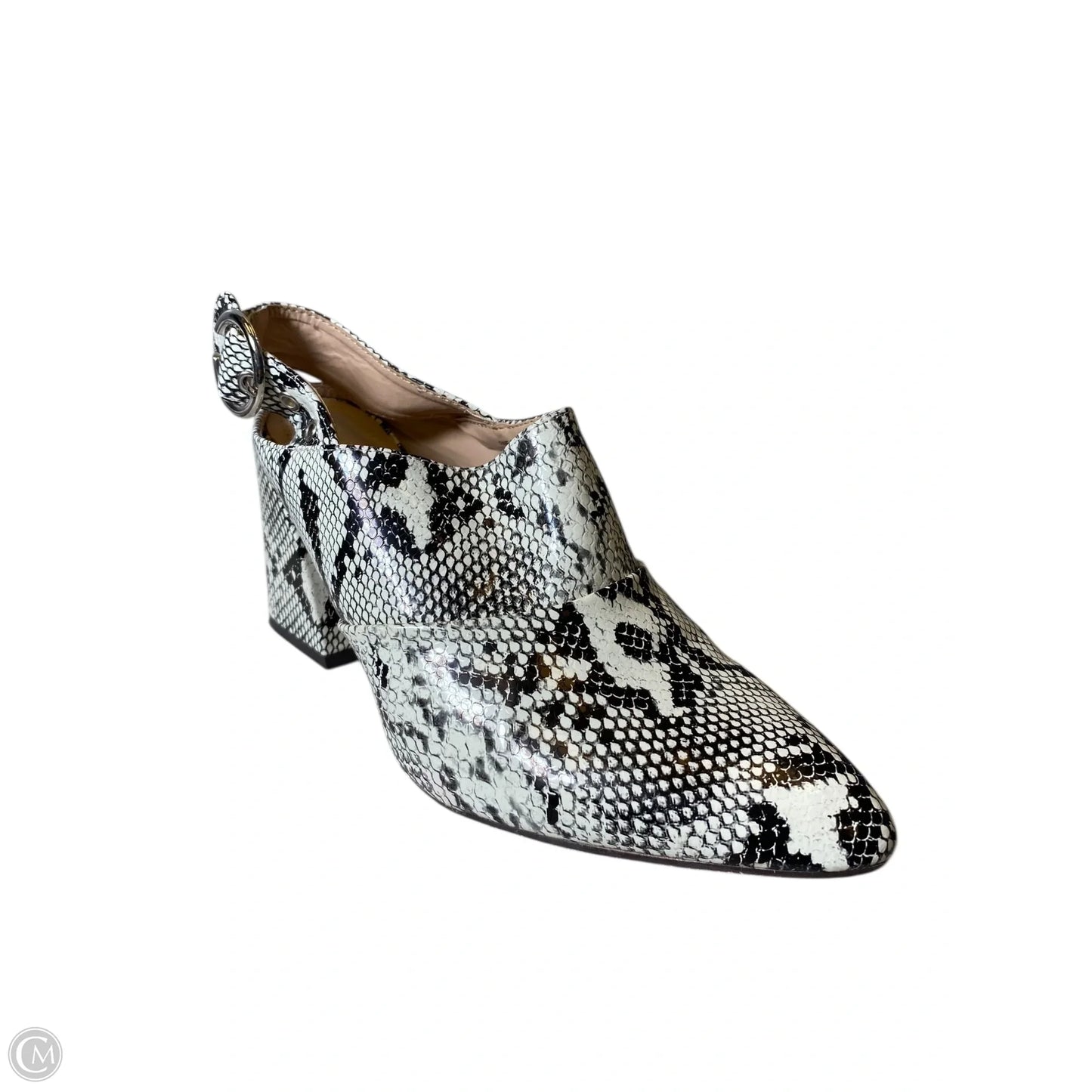 Shoes Heels Block By Clothes Mentor In Animal Print, Size: 7.5