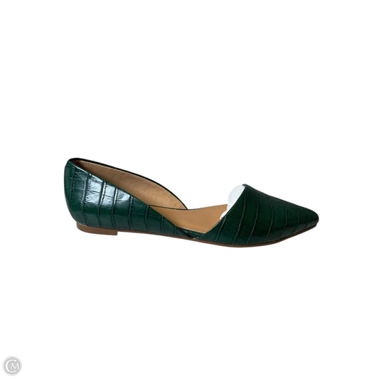 Shoes Flats By J. Crew In Green, Size: 9.5
