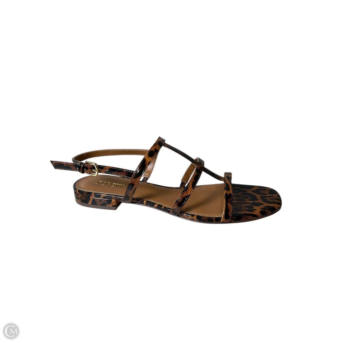 Sandals Flats By J. Crew In Animal Print, Size: 10