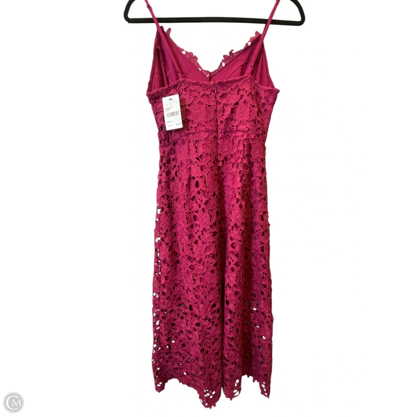 Dress Party Long By Astr In Maroon, Size: M