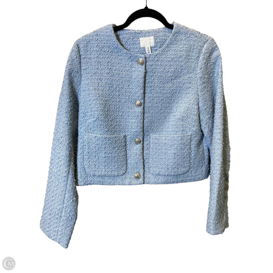 Blazer By H&m In Blue & Silver, Size: S