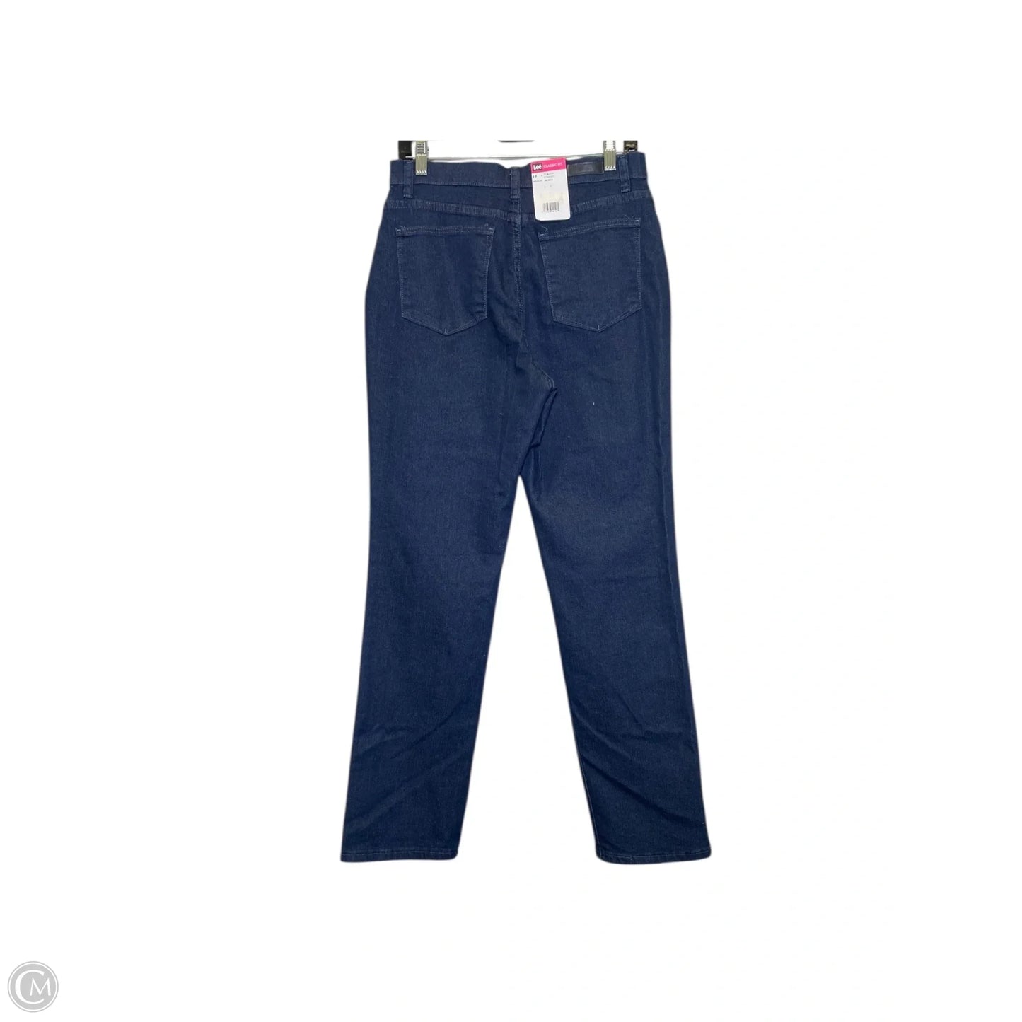 Jeans Straight By Lee In Blue Denim, Size: 6
