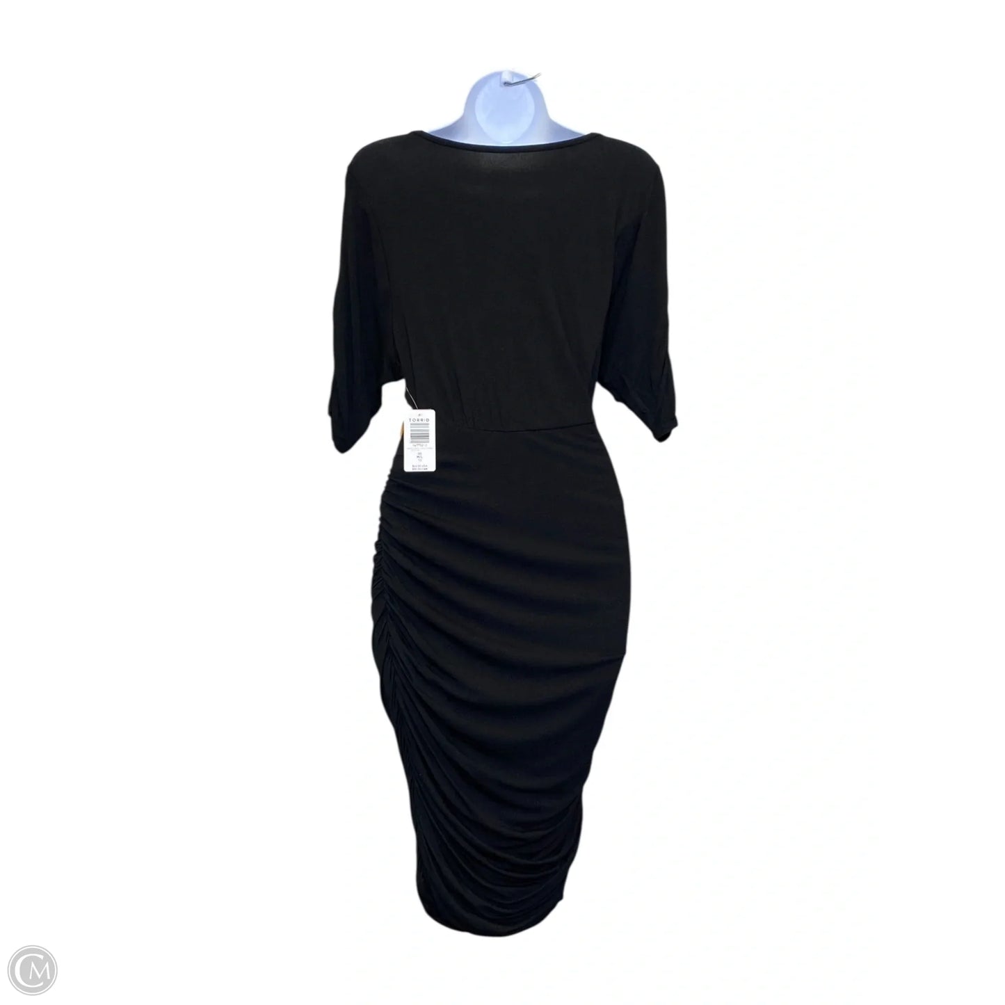 Dress Casual Midi By Torrid In Black, Size: L