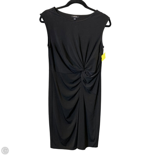 Dress Casual Midi By Apt 9 In Black, Size: M