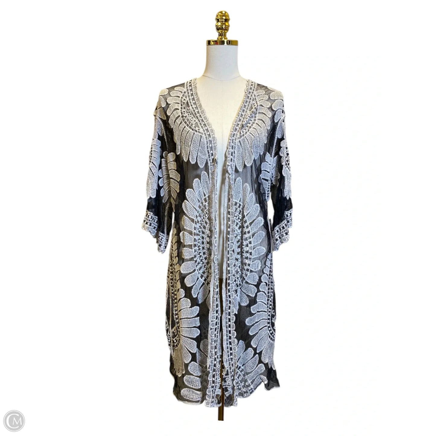 Kimono By Siren Lily In Black & White, Size: L