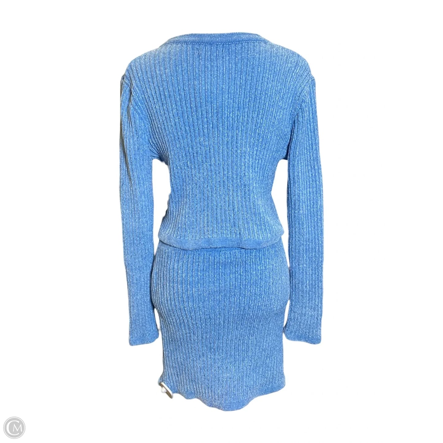 Skirt Set 2pc By Fashion Nova In Blue, Size: M