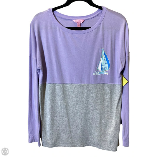 Top Long Sleeve Designer By Lilly Pulitzer In Multi-colored, Size: S