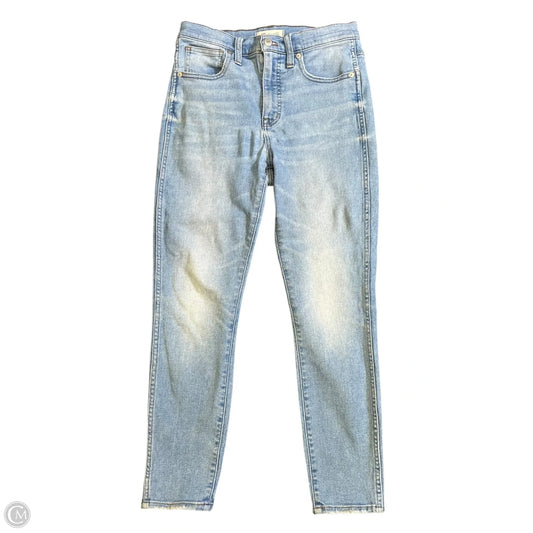 Jeans Skinny By Madewell In Blue Denim, Size: 4