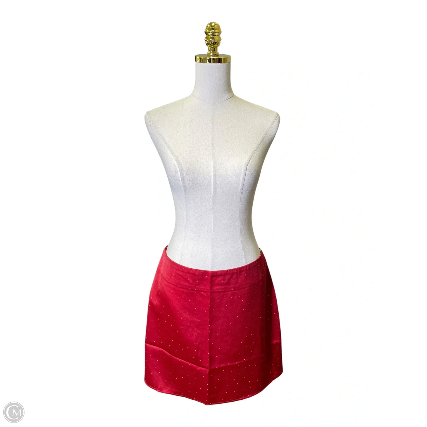 Skirt Midi By Clothes Mentor In Polkadot Pattern, Size: S
