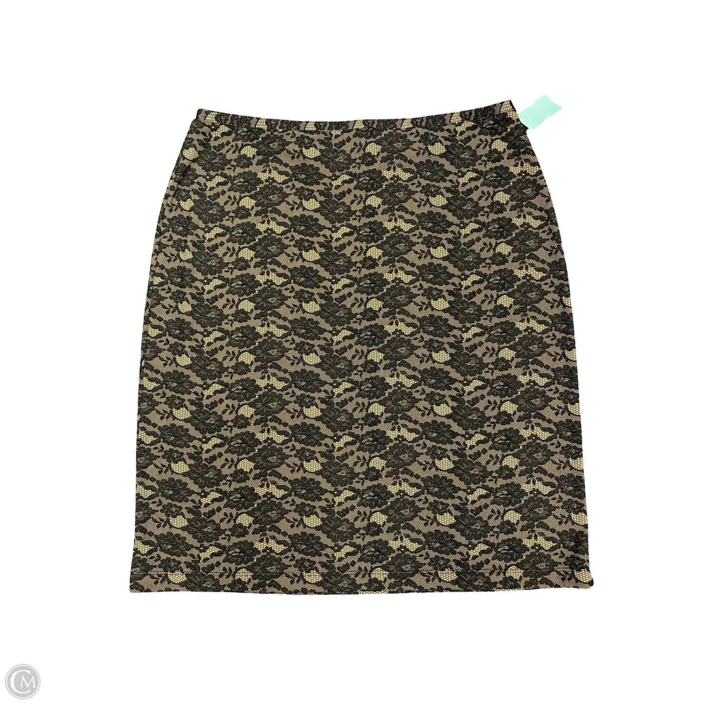 Skirt Maxi By Outfit Jpr In Black & Tan, Size: Xl