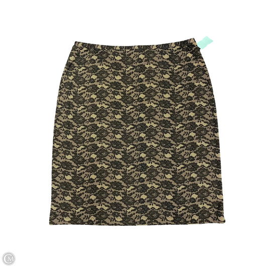 Skirt Maxi By Outfit Jpr In Black & Tan, Size: Xl