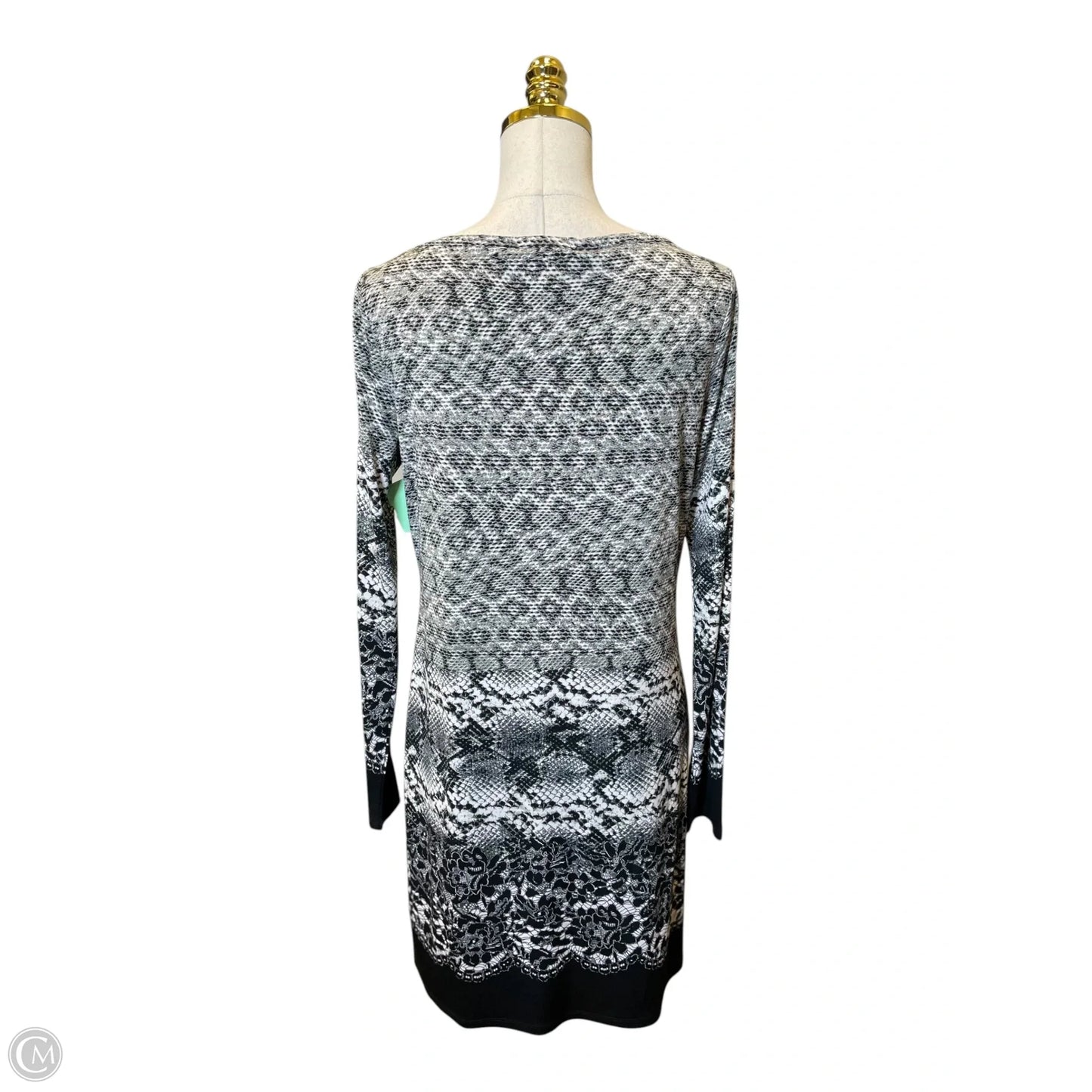 Dress Designer By Michael Kors In Snakeskin Print, Size: M