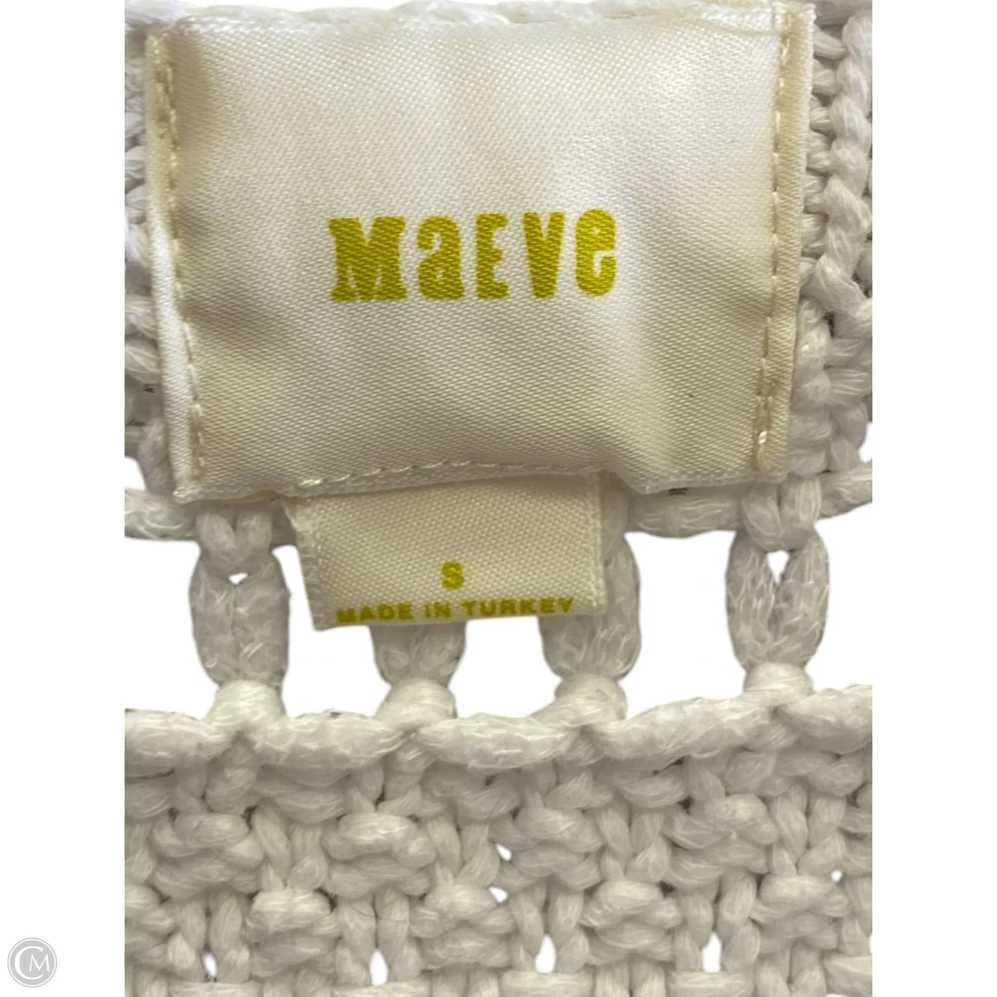 Top Sleeveless By Maeve In Black & White, Size: S