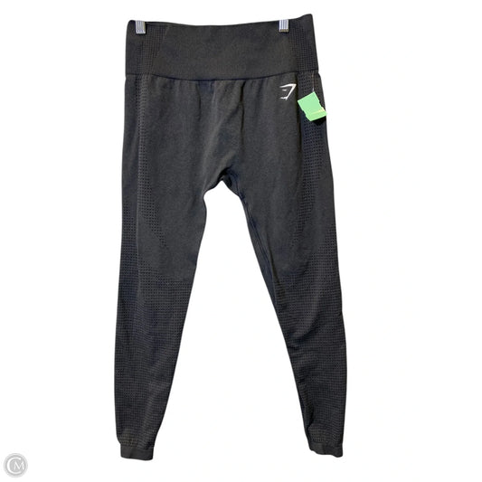Athletic Leggings By Gym Shark In Grey, Size: L