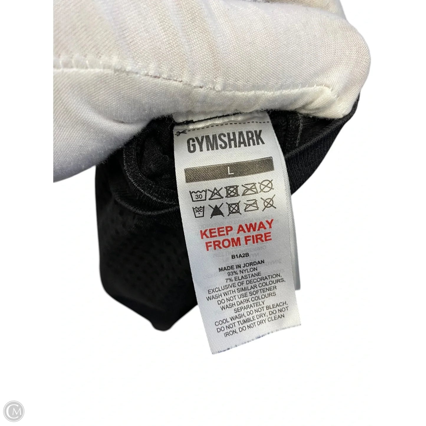 Athletic Leggings By Gym Shark In Grey, Size: L