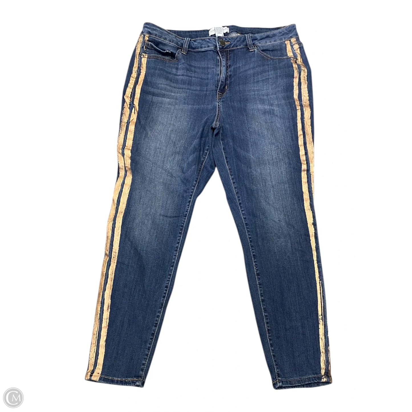 Jeans Skinny By Lane Bryant In Blue Denim, Size: 18