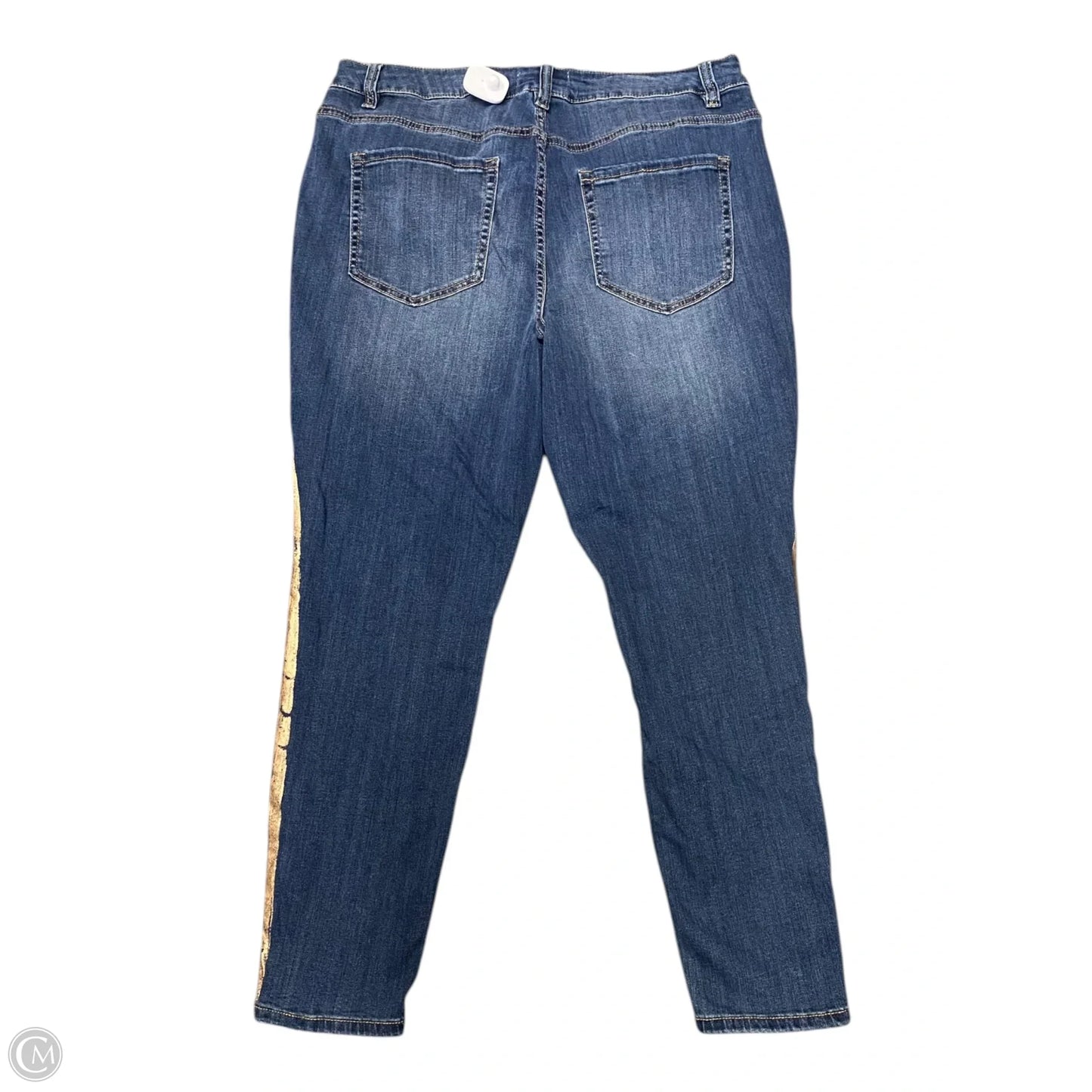 Jeans Skinny By Lane Bryant In Blue Denim, Size: 18