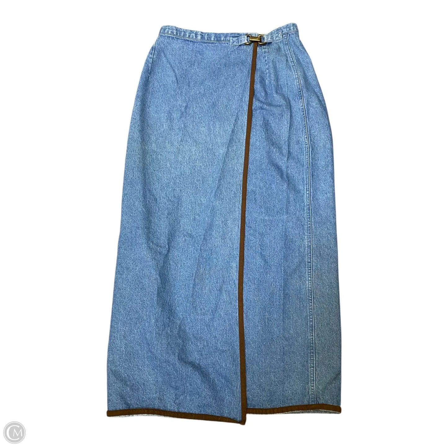 Skirt Maxi By British Khaki In Blue Denim, Size: 8