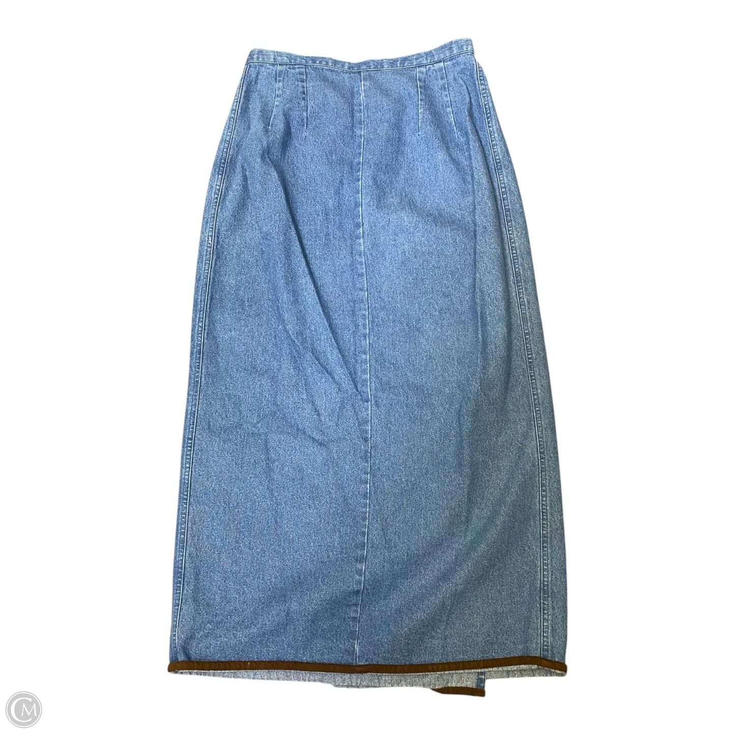Skirt Maxi By British Khaki In Blue Denim, Size: 8