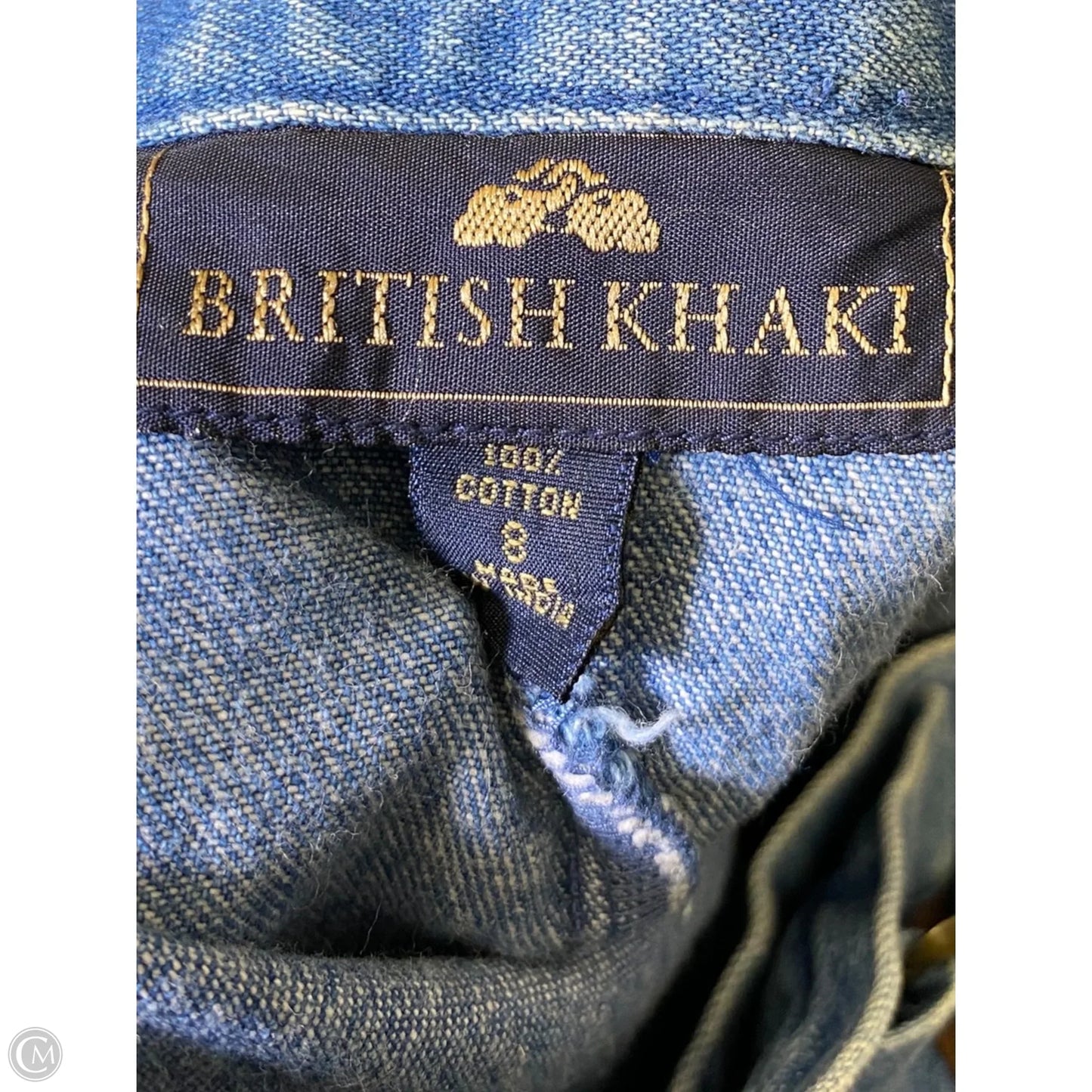 Skirt Maxi By British Khaki In Blue Denim, Size: 8