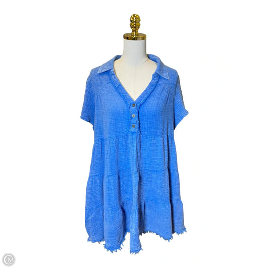 Dress Casual Midi By Umgee In Blue, Size: Xl