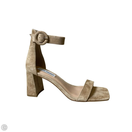Shoes Heels Block By Steve Madden In Tan, Size: 7