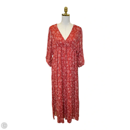 Dress Casual Maxi By Cynthia Rowley In Floral Print, Size: M