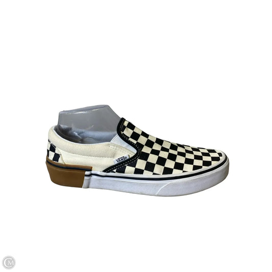 Shoes Flats By Vans In Checkered Pattern, Size: 9