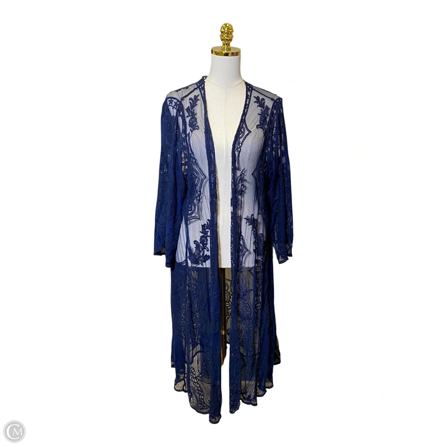 Kimono By Lane Bryant In Navy, Size: Xl
