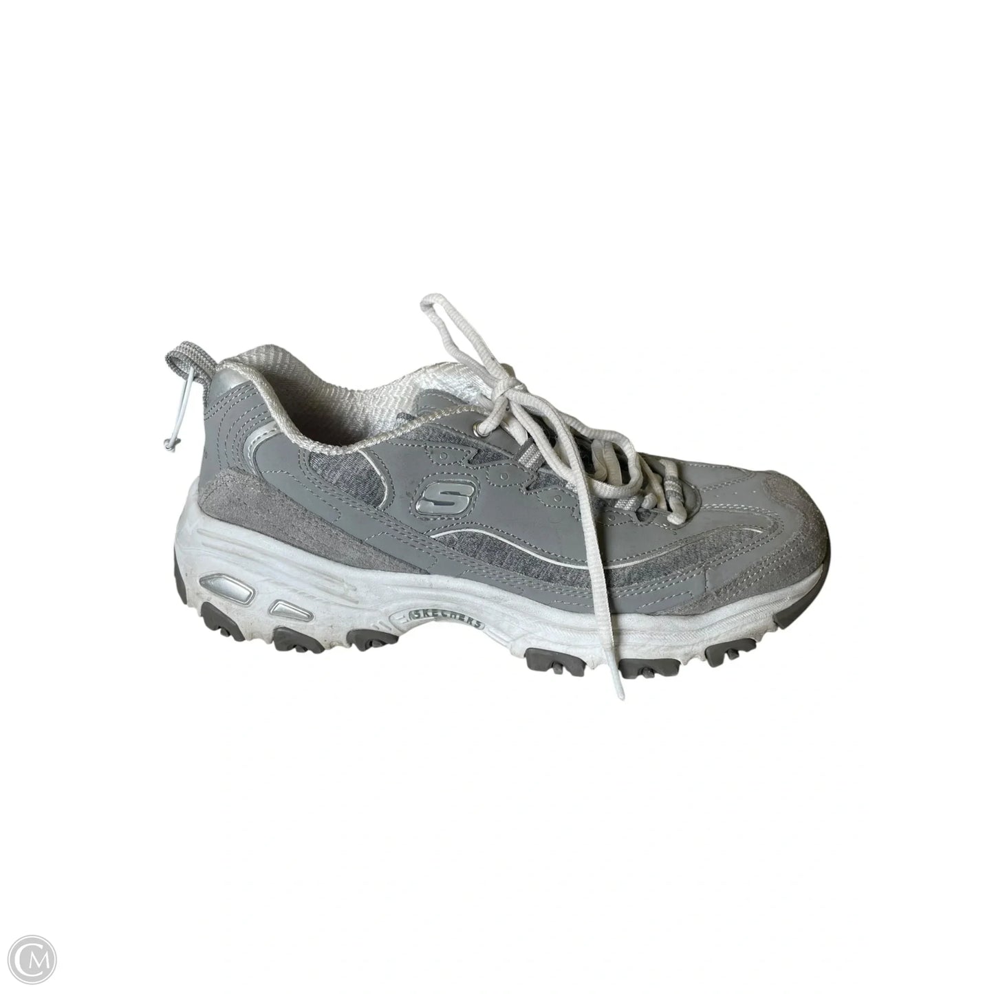 Shoes Athletic By Skechers In Grey, Size: 8
